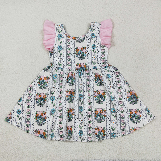 GSD2527  bow  girl summer dress 202505 RTS