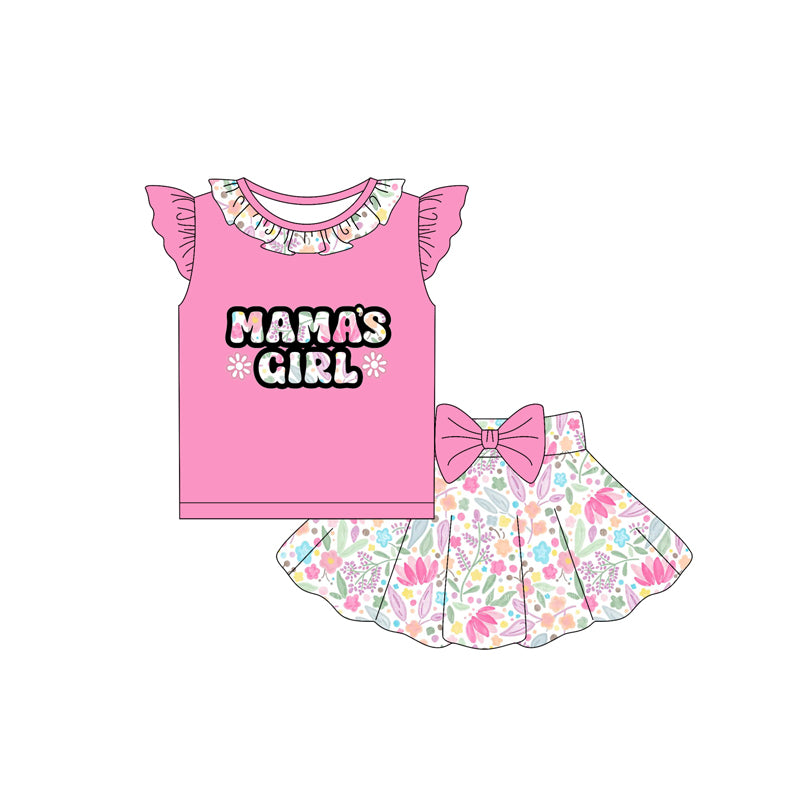 GSD2528 preorder flowers western mama's girl summer outfit 202504