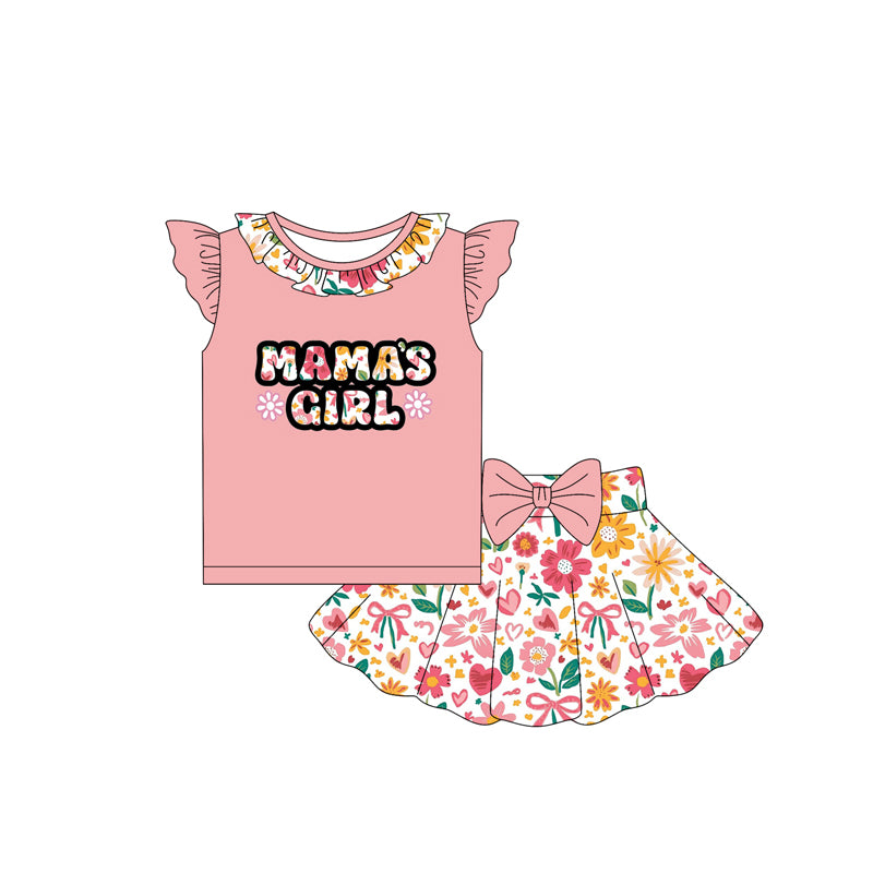 GSD2531 preorder flowers western mama's girl summer outfit 202504