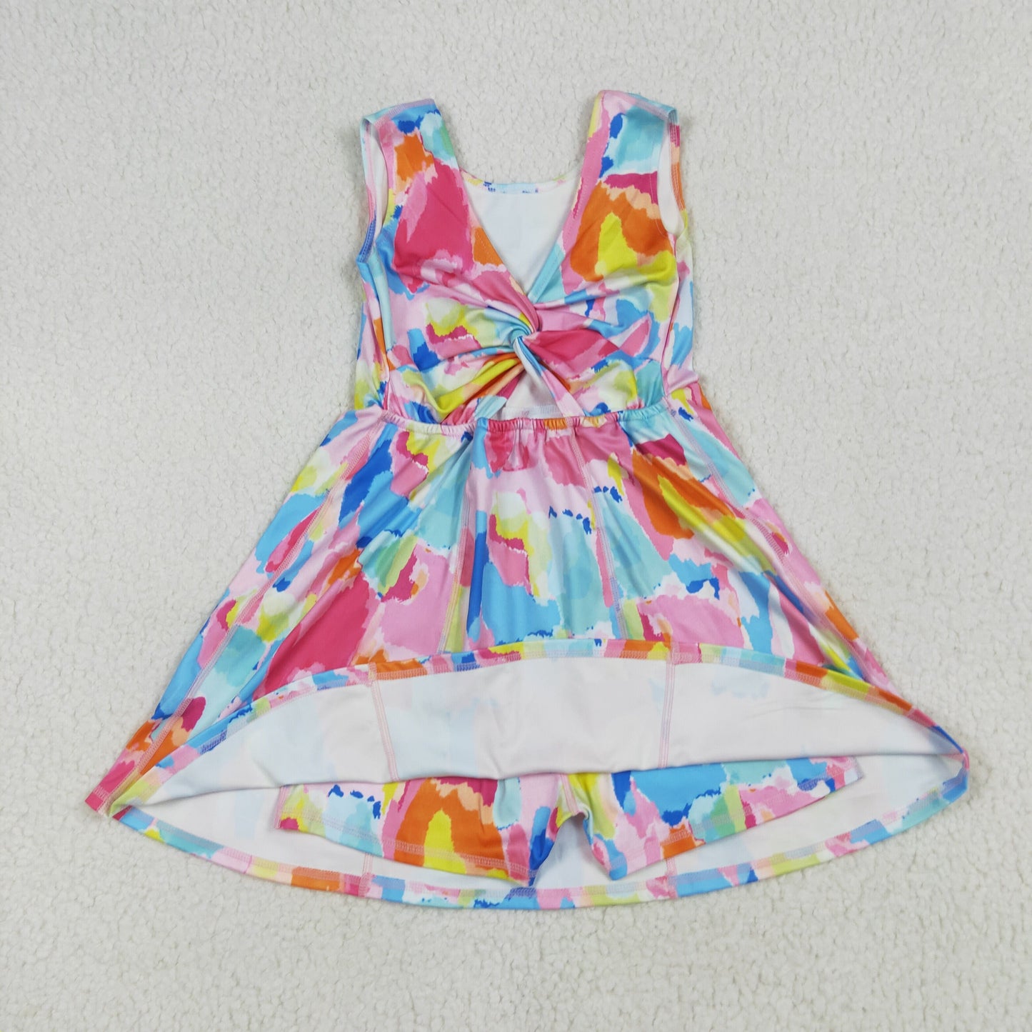 GSD2629 colorful yoga girl dress 202506 RTS