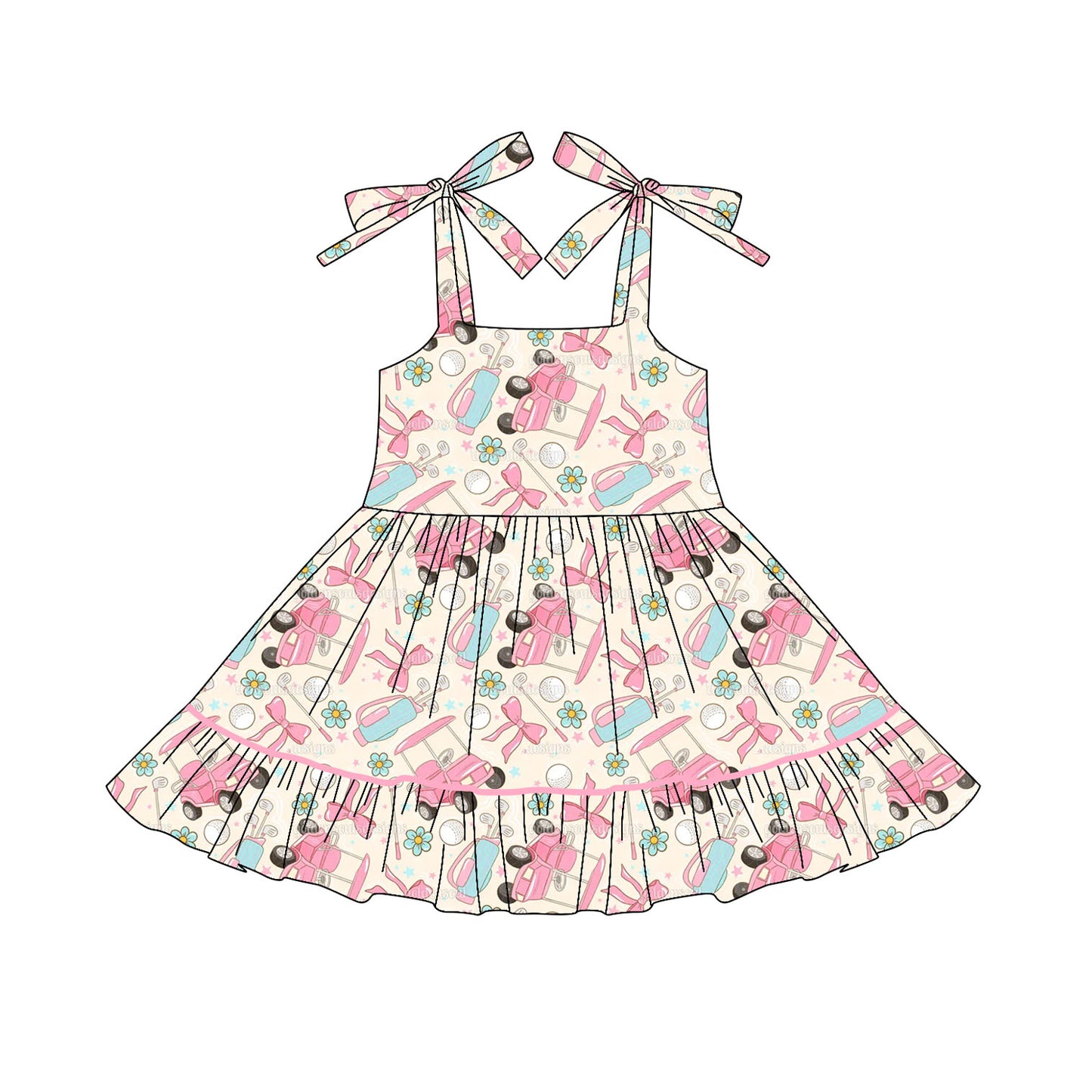 GSD264 golf girl summer dress 202506 preorder