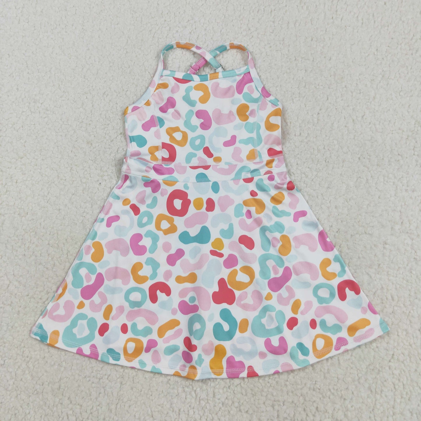 GSD2645 colorful yoga girl dress 202507 preorder