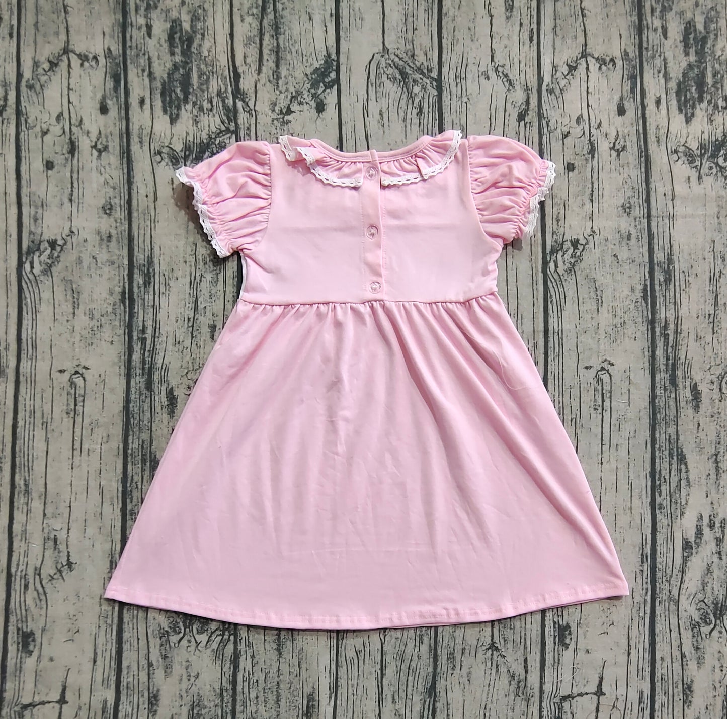 GSD2718 bow pink girl dress 202507 preorder