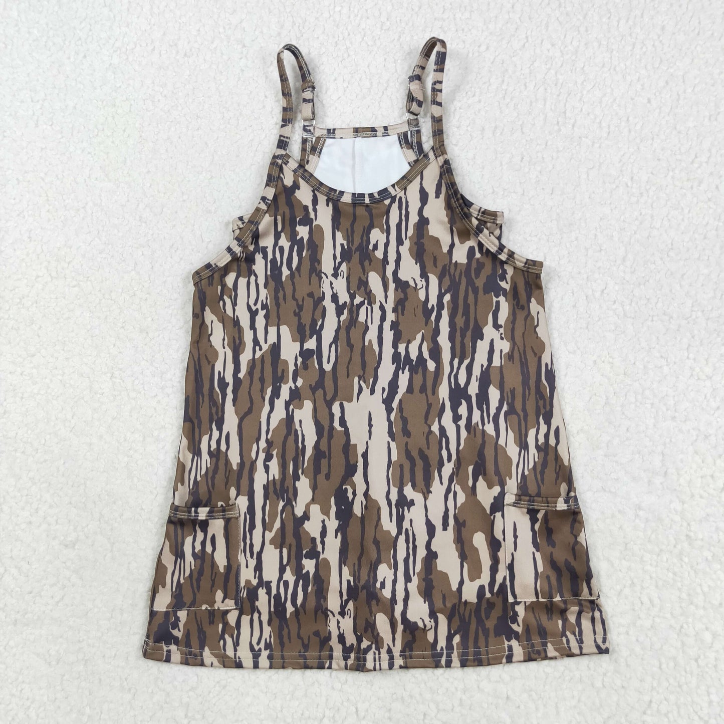GSD2720 camo yoga girl dress 202508 RTS