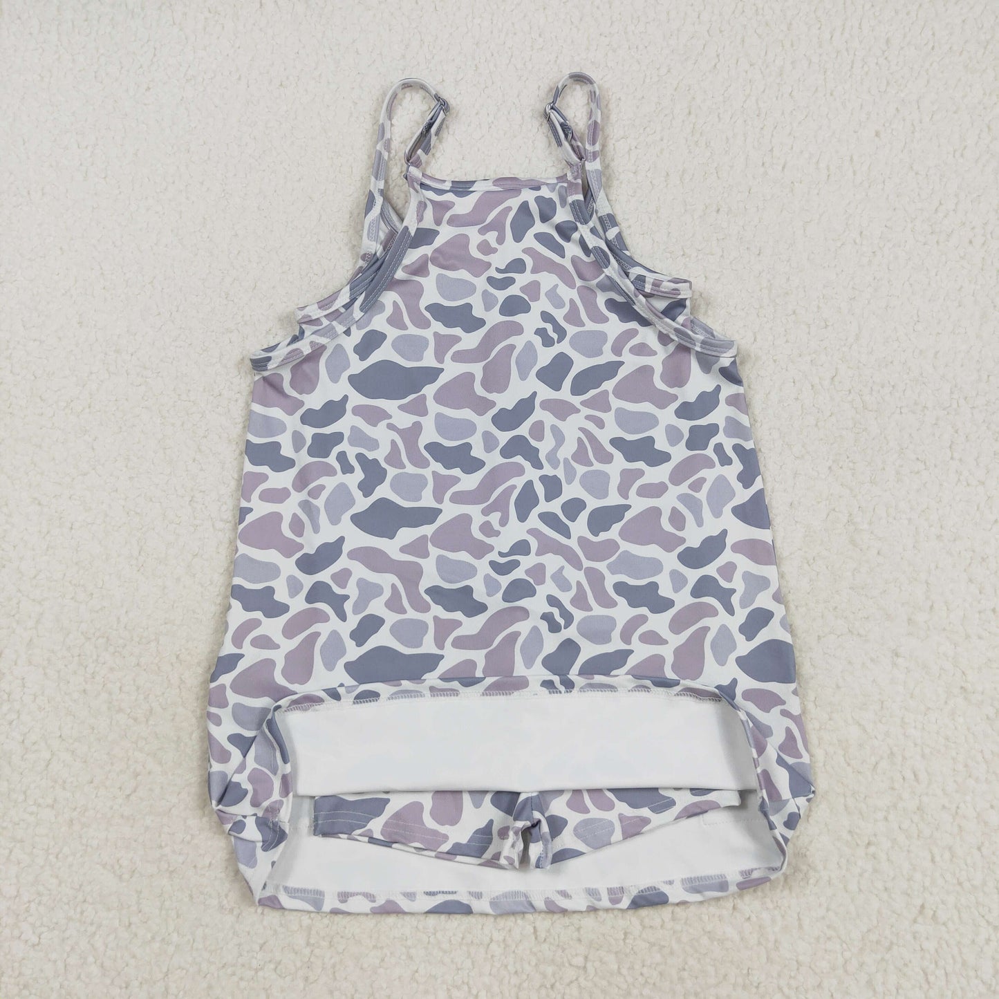 GSD2723 camo yoga girl dress 202508 RTS