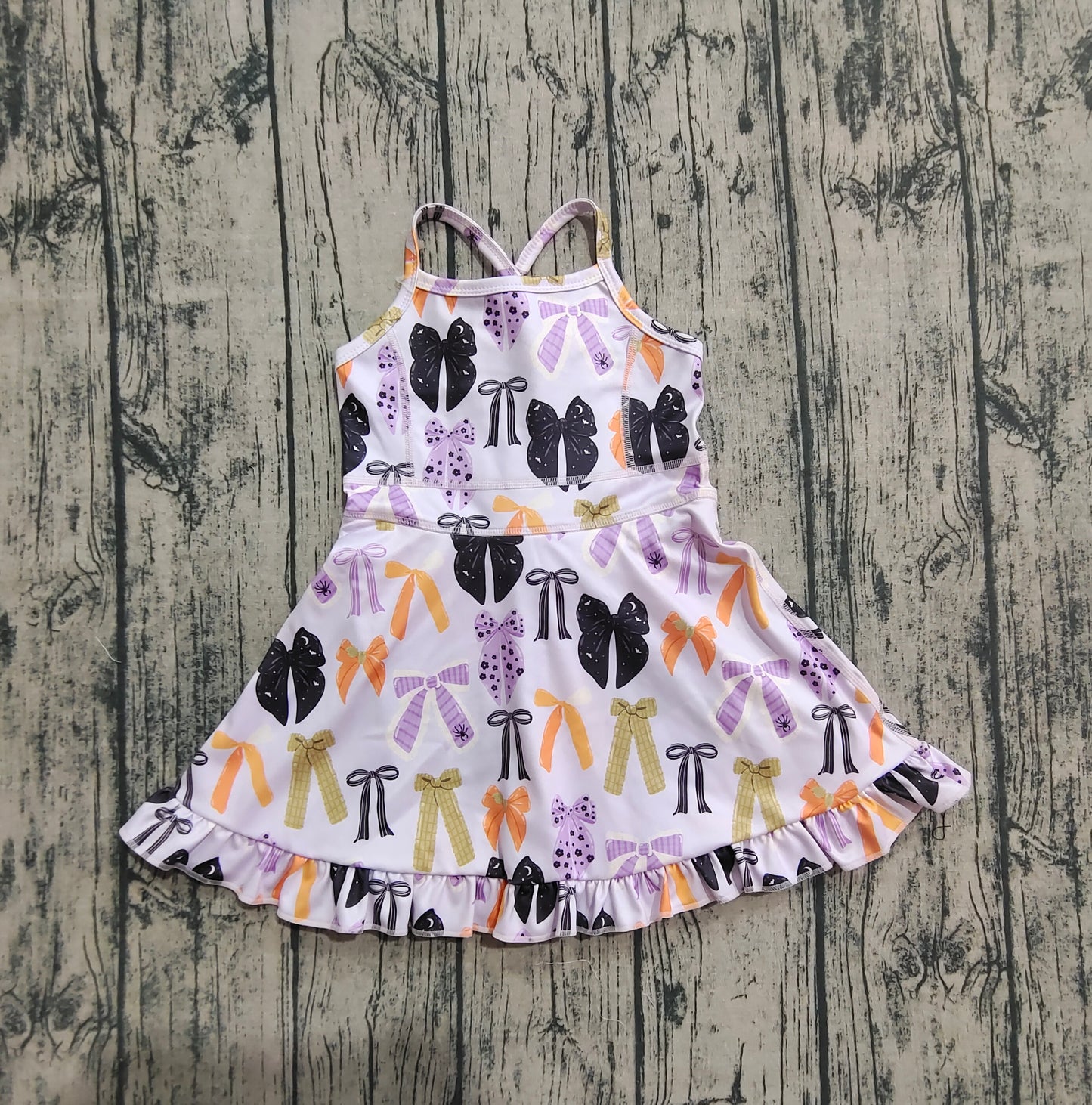 GSD2737 bow yoga girl dress 202507 preorders