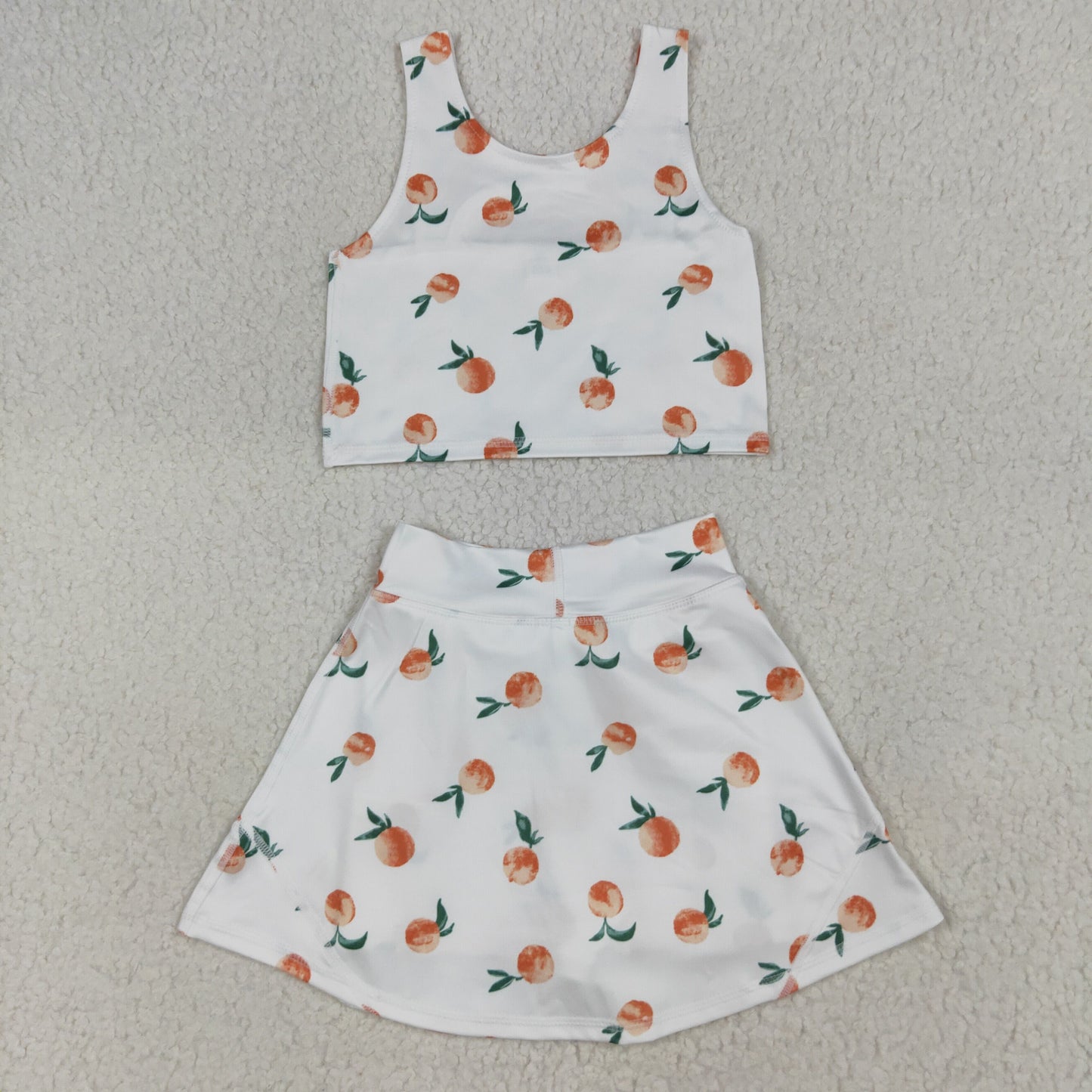 GSD2738 原sku-GSD0993 yoga girl summer skirt outfit 202507 RTS