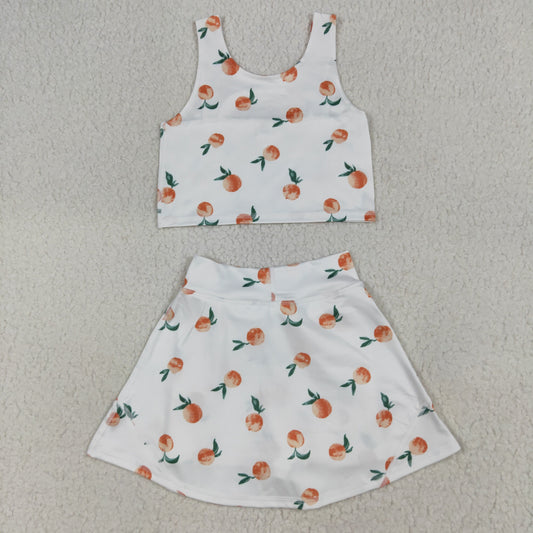 GSD2738 原sku-GSD0993 yoga girl summer skirt outfit 202507 RTS