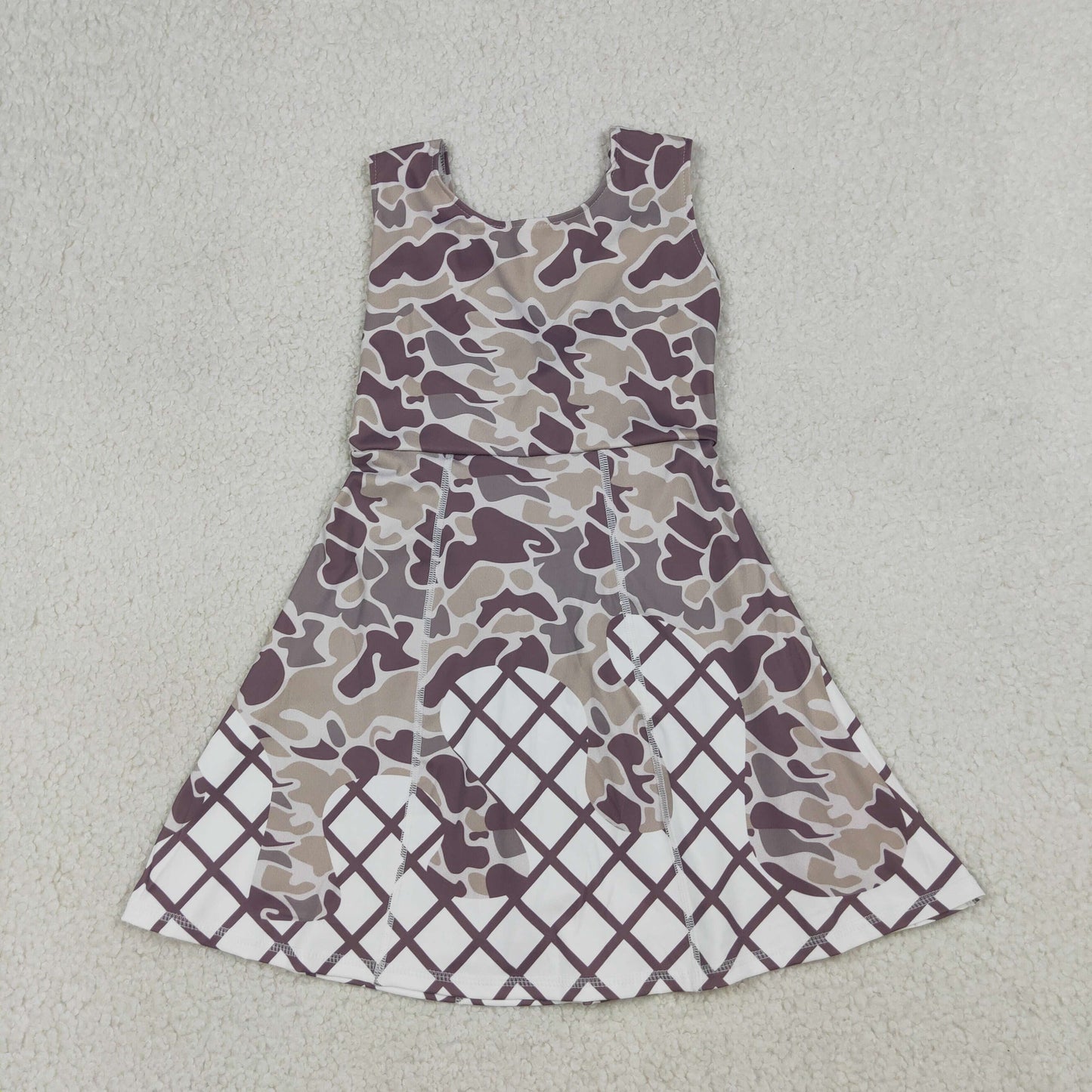 GSD2819 YOGA ice cream camo girl dress 202604 RTS