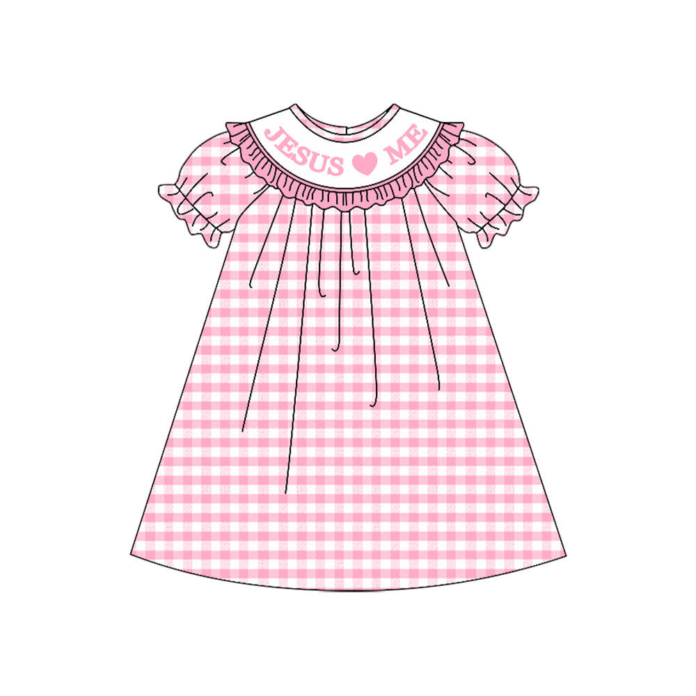 GSD2846 Jesus love me girl dress 202509 preorder