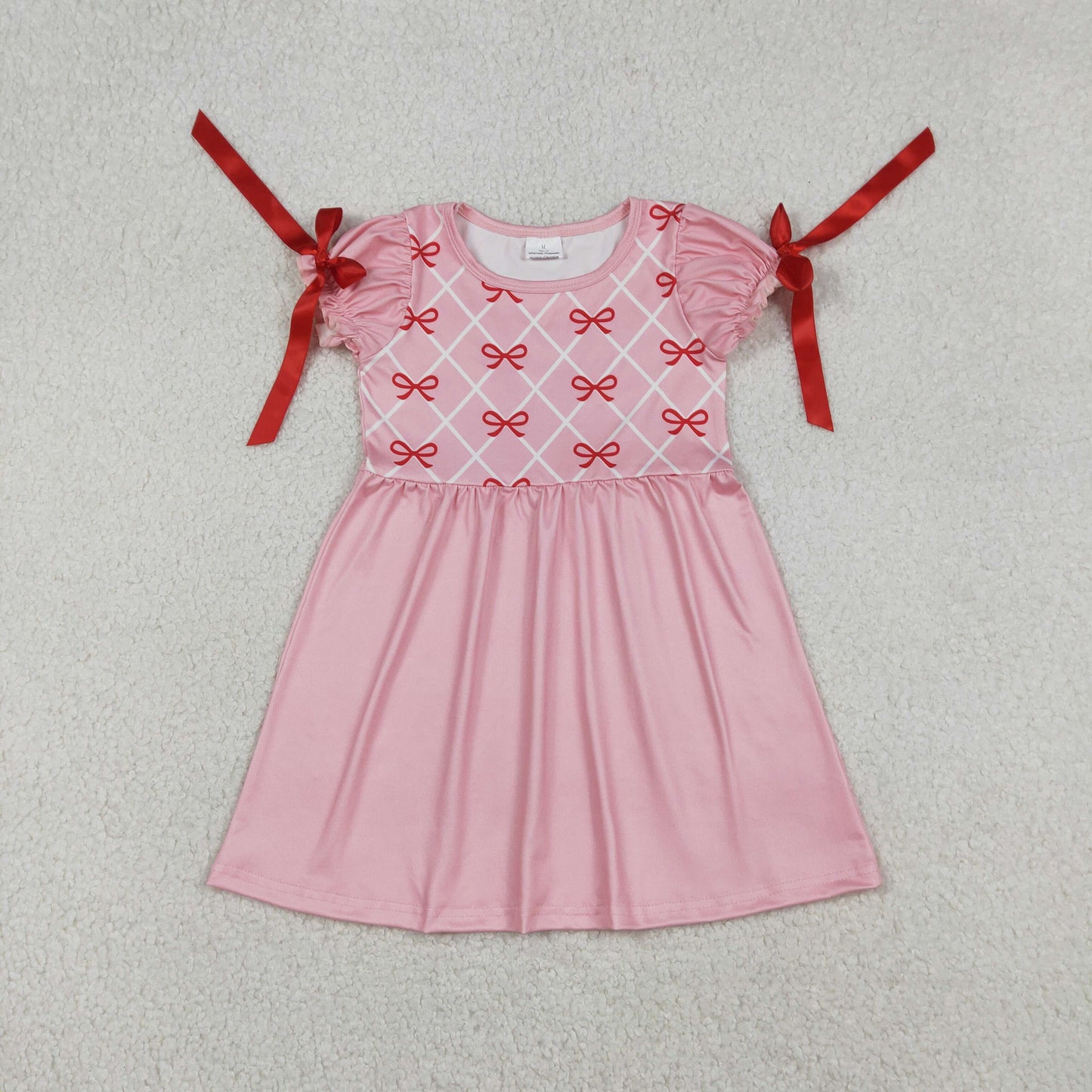 GSD2883 bow girl summer dress 202512 RTS