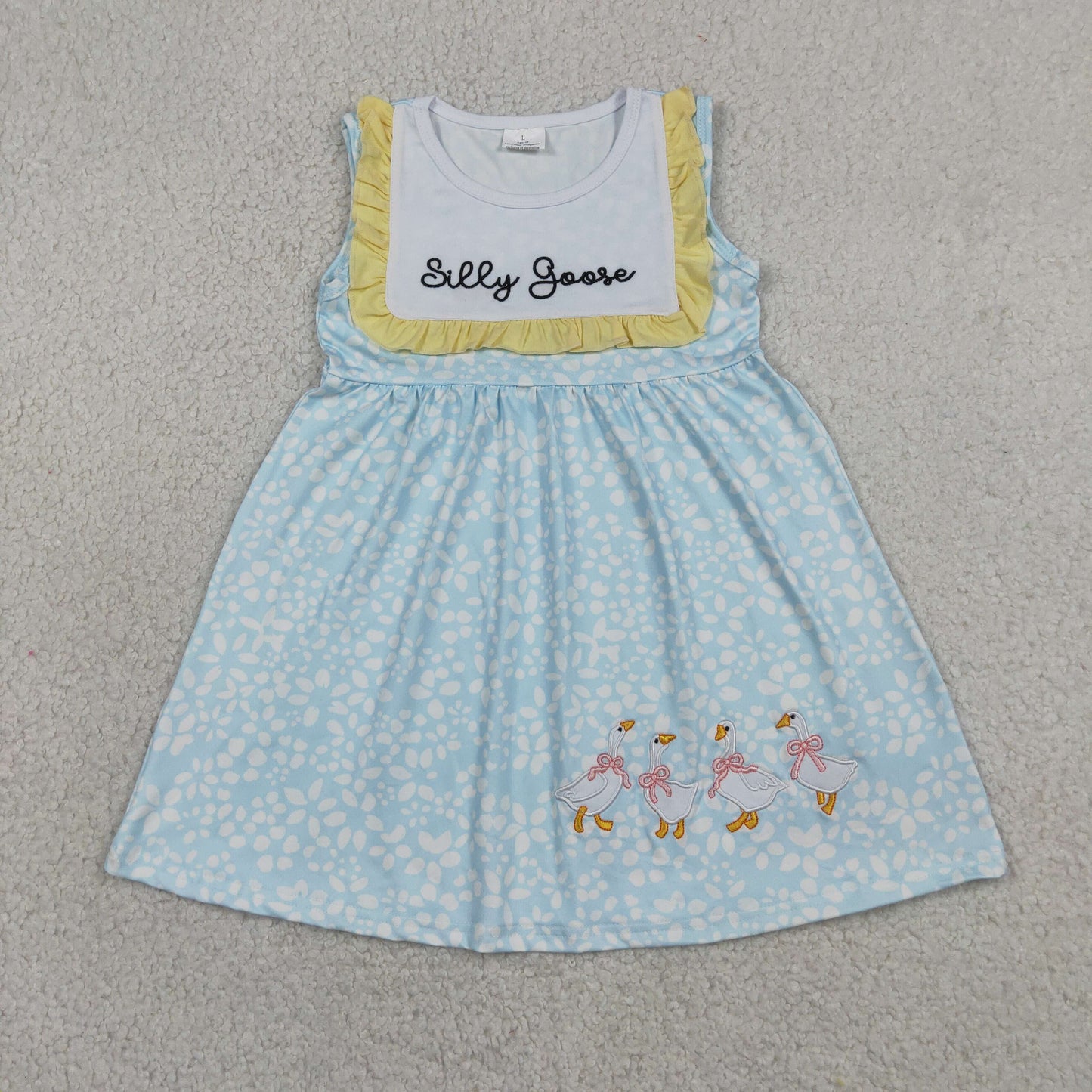 GSD2970 embroidery goose girl dress 202607 RTS