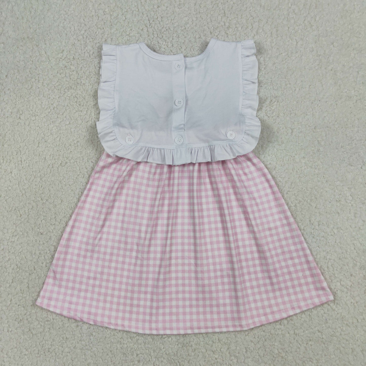 GSD3201 embroidery cross Easter girl dress 202604 RTS