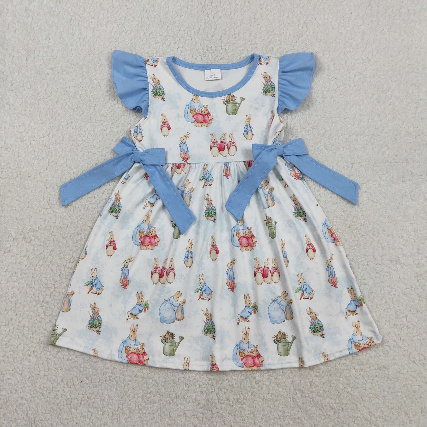 GSD3452 Easter rabbit girl dress 202601 RTS