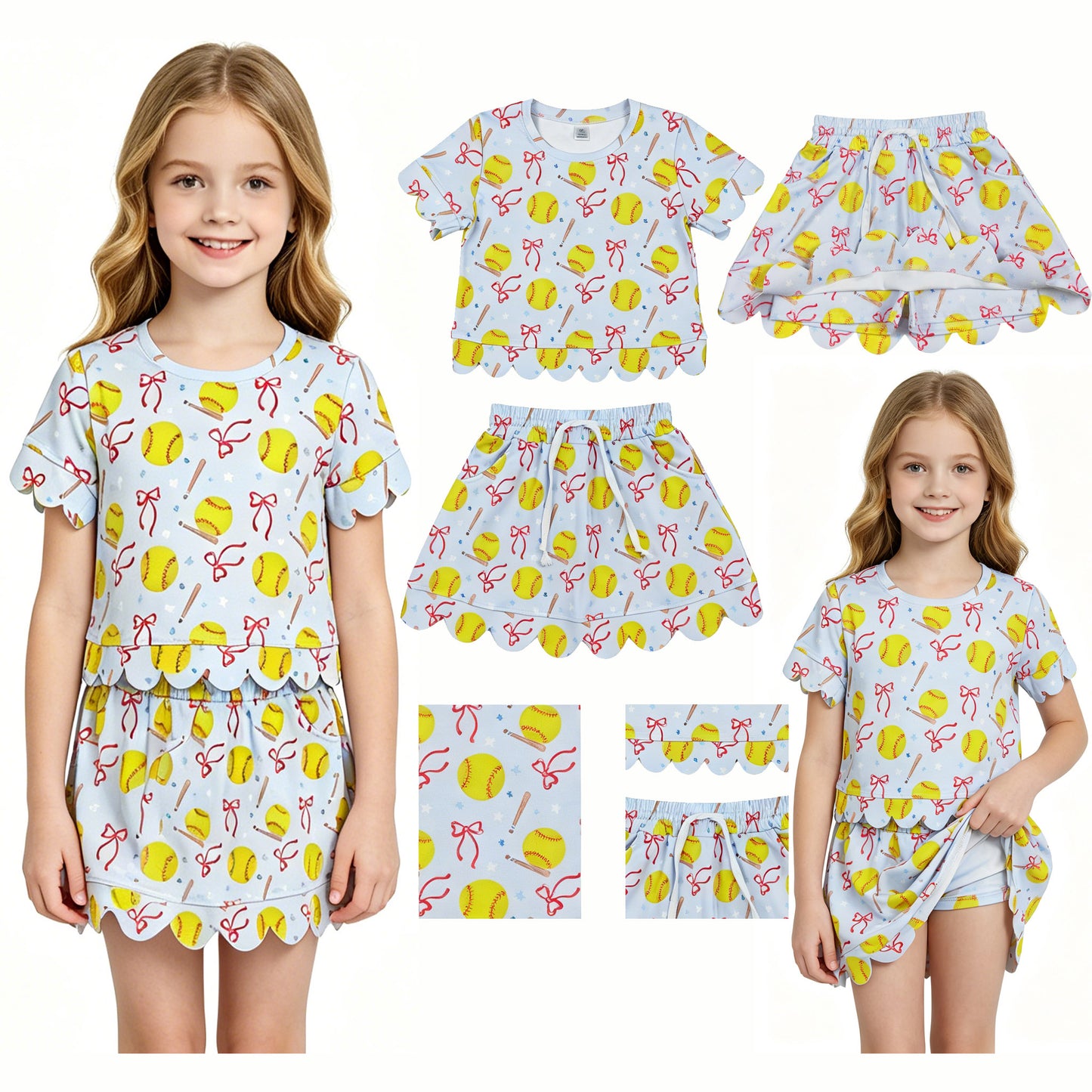 GSD3655 YOGA BOW GIRL summer outfit 202604 rts