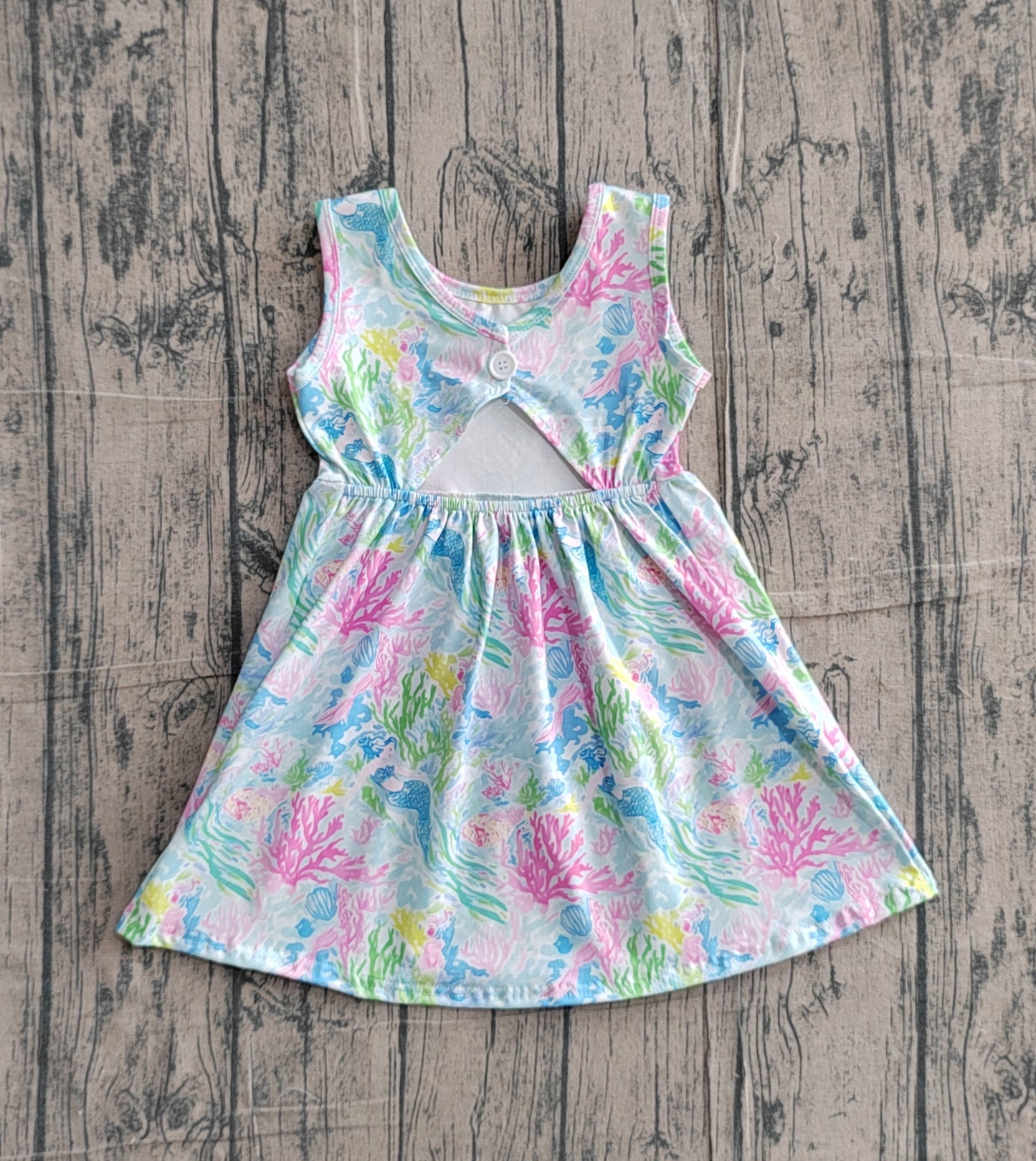 GSD3665 sea grass girl dress 202603 preorder