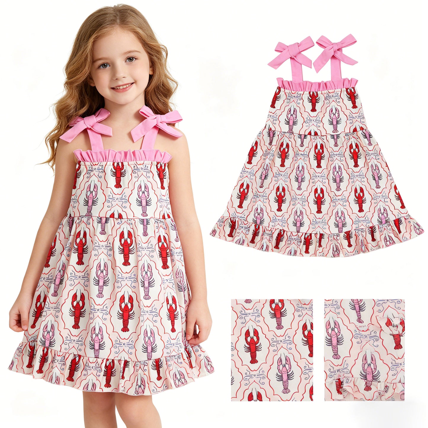 GSD3730 cray fish girl dress 202603 RTS