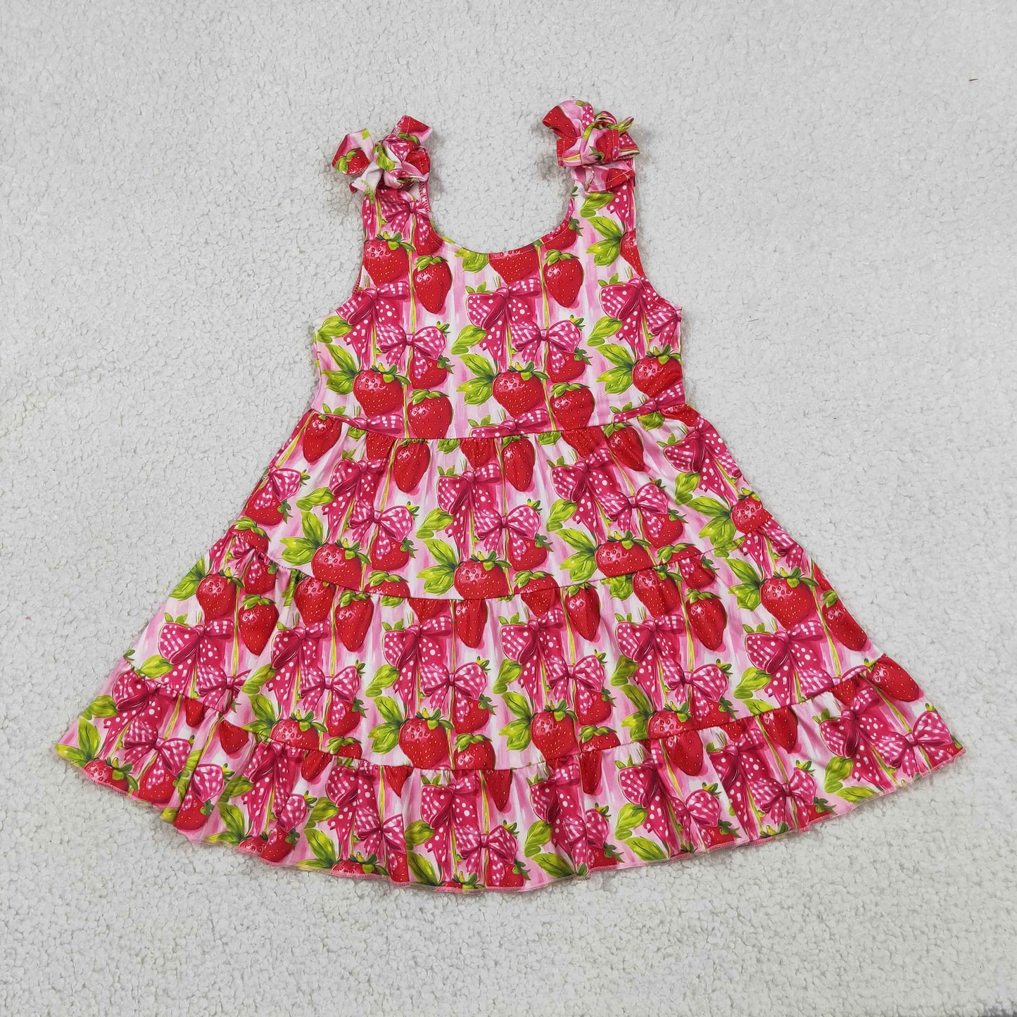 GSD3964 strawberry girl dress 202607 RTS
