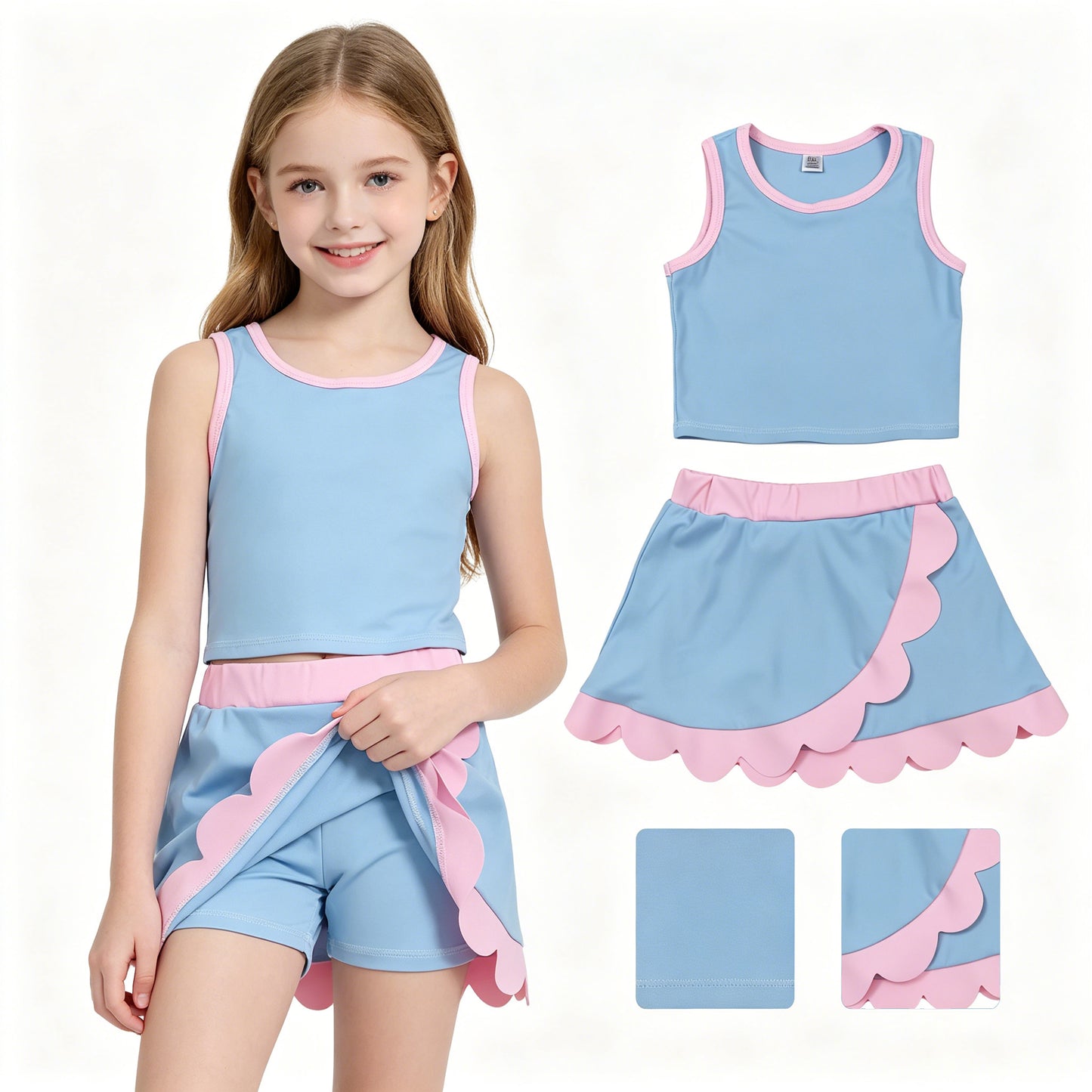 GSD4014 yoga sports girl outfit skirt 202605 RTS