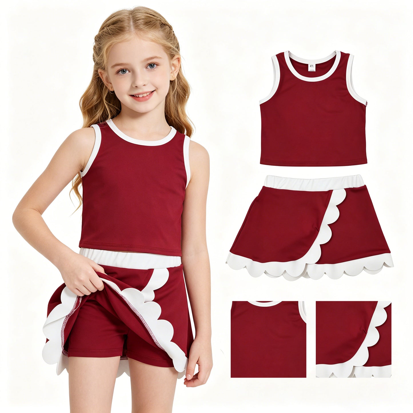 GSD4027 yoga sports girl outfit skirt 202605 RTS