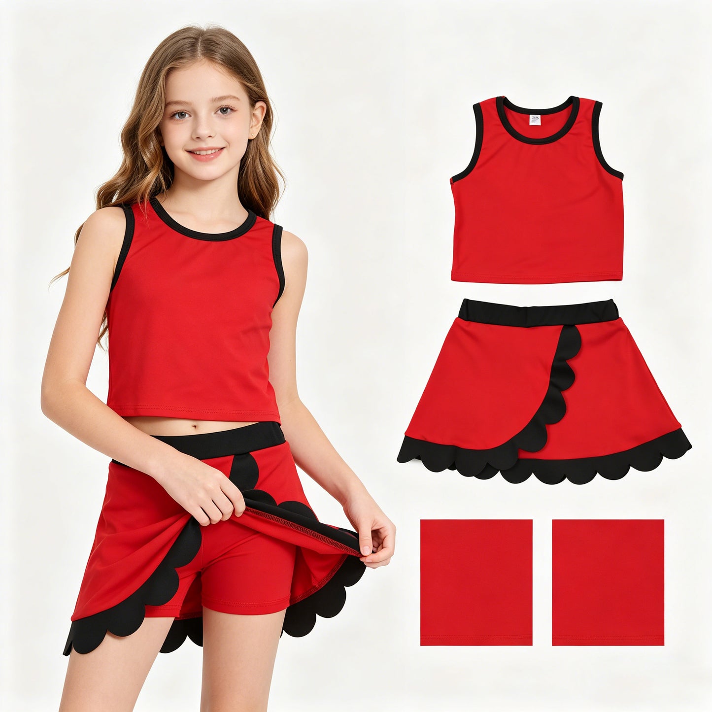 GSD4028 yoga sports girl outfit skirt 202605 RTS
