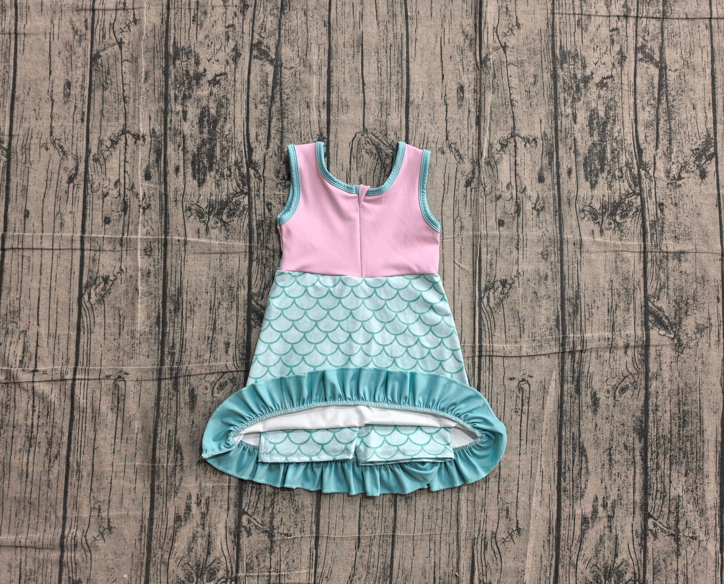 GSD4125 YOGA preorder Marmaid girl dress ruffle