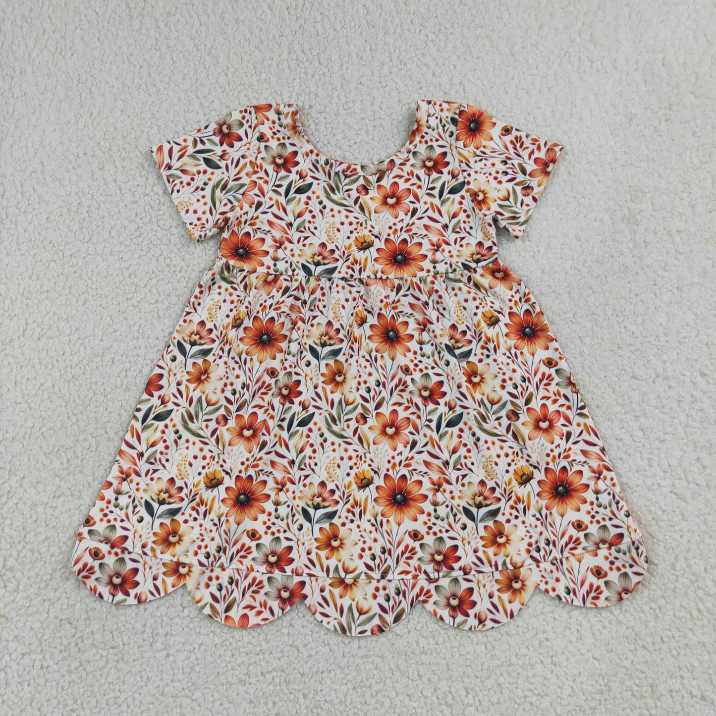 GSD4155 YOGA Follow scallop girl dress ruffle 202606 RTS