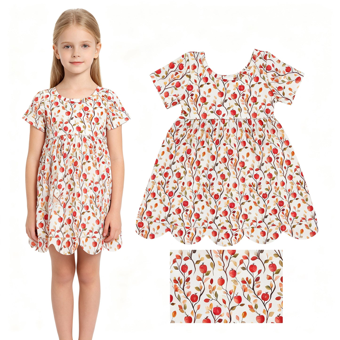 GSD4156-S开始 YOGA Follow scallop girl dress ruffle 202607 RTS