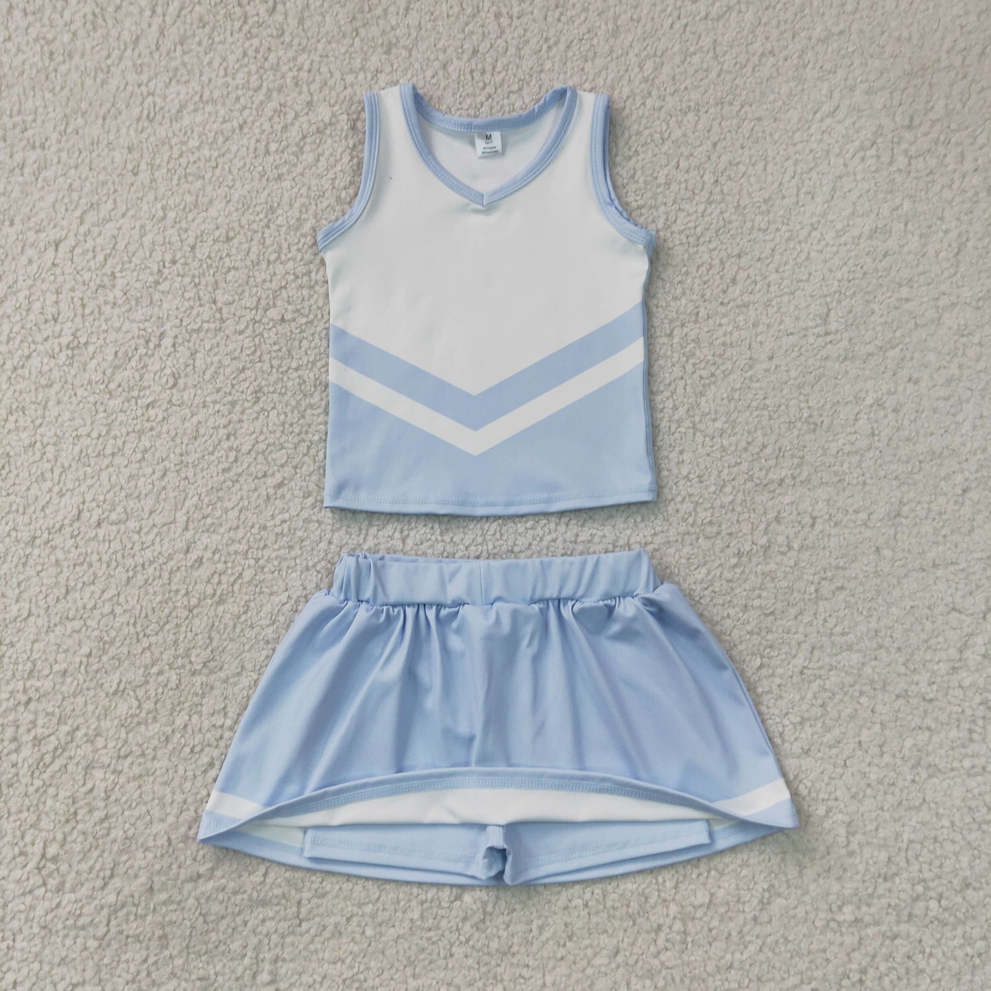 GSD4188 YOGA BLUE T team skort girl outfit 202607 RTS