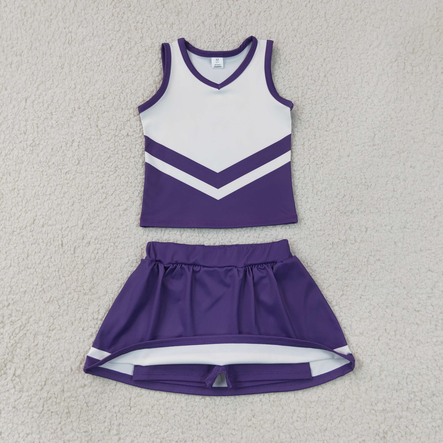 GSD4192 YOGA PURPLE T team skort girl outfit 202607 RTS