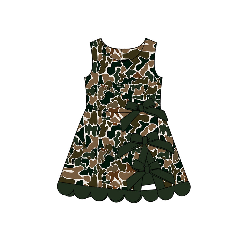 GSD4229 YOGA preorder camo bow scallop girl dress ruffle 202606