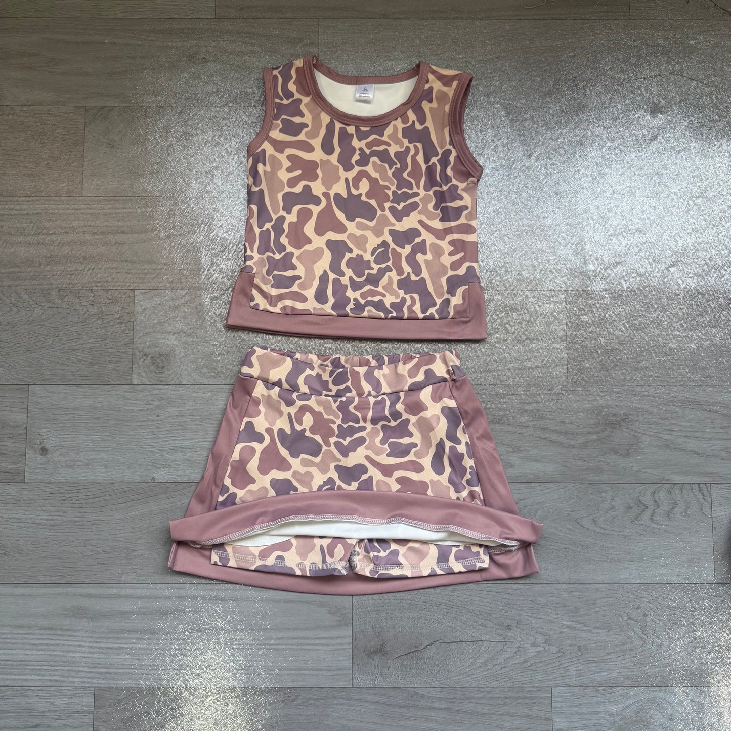 GSD4231 YOGA preorder camo skort girl outfit 202607