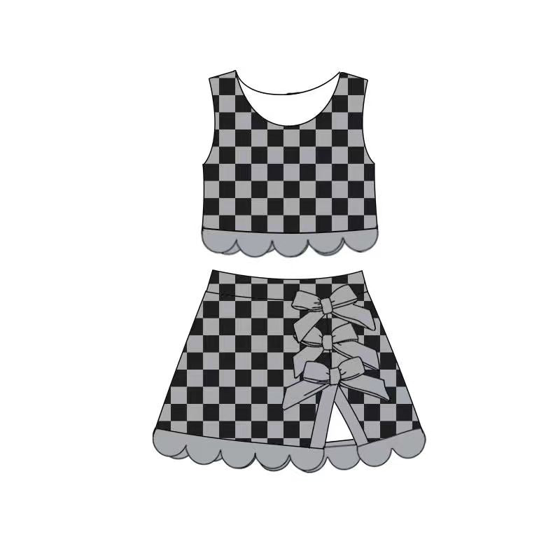 GSD4236 YOGA preorder checkboard skort girl outfit 202619