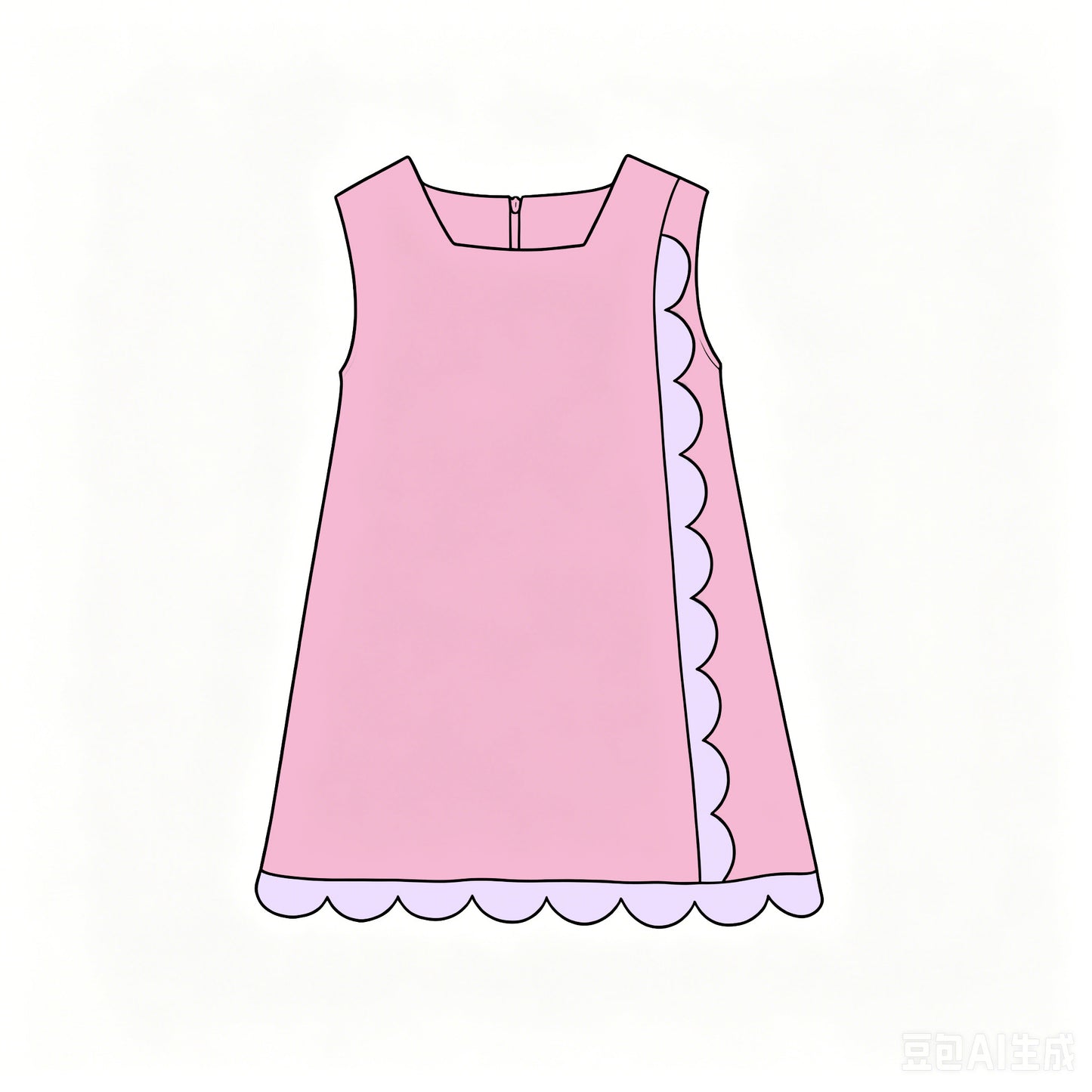 GSD4239 YOGA preorder scallop girl dress ruffle 202619
