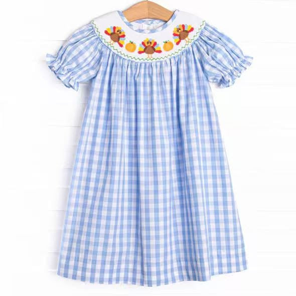 GSD4250 YOGA preorder Thanksgiving turkey girl dress ruffle 202619
