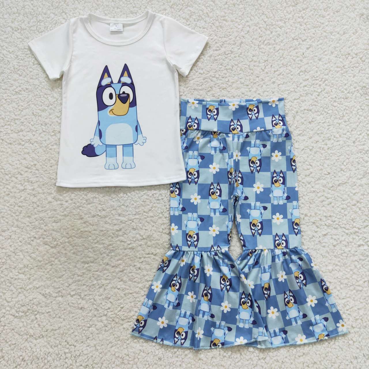 GSPO0861 bluey dog long sleeve girl outfit RTS 20230920 RTS