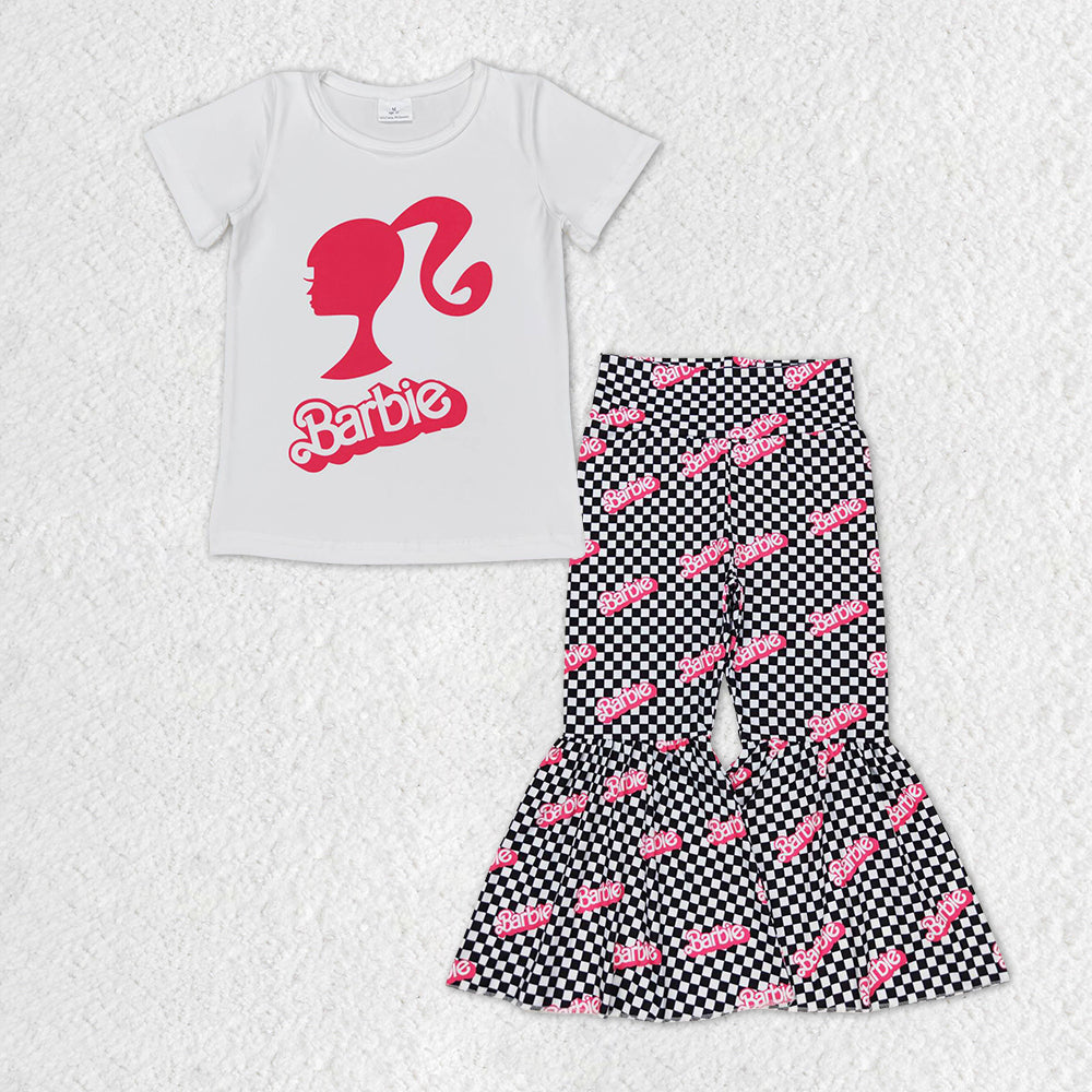 GSPO0877 RTS barbie long sleeve kids girl outfit 20231012