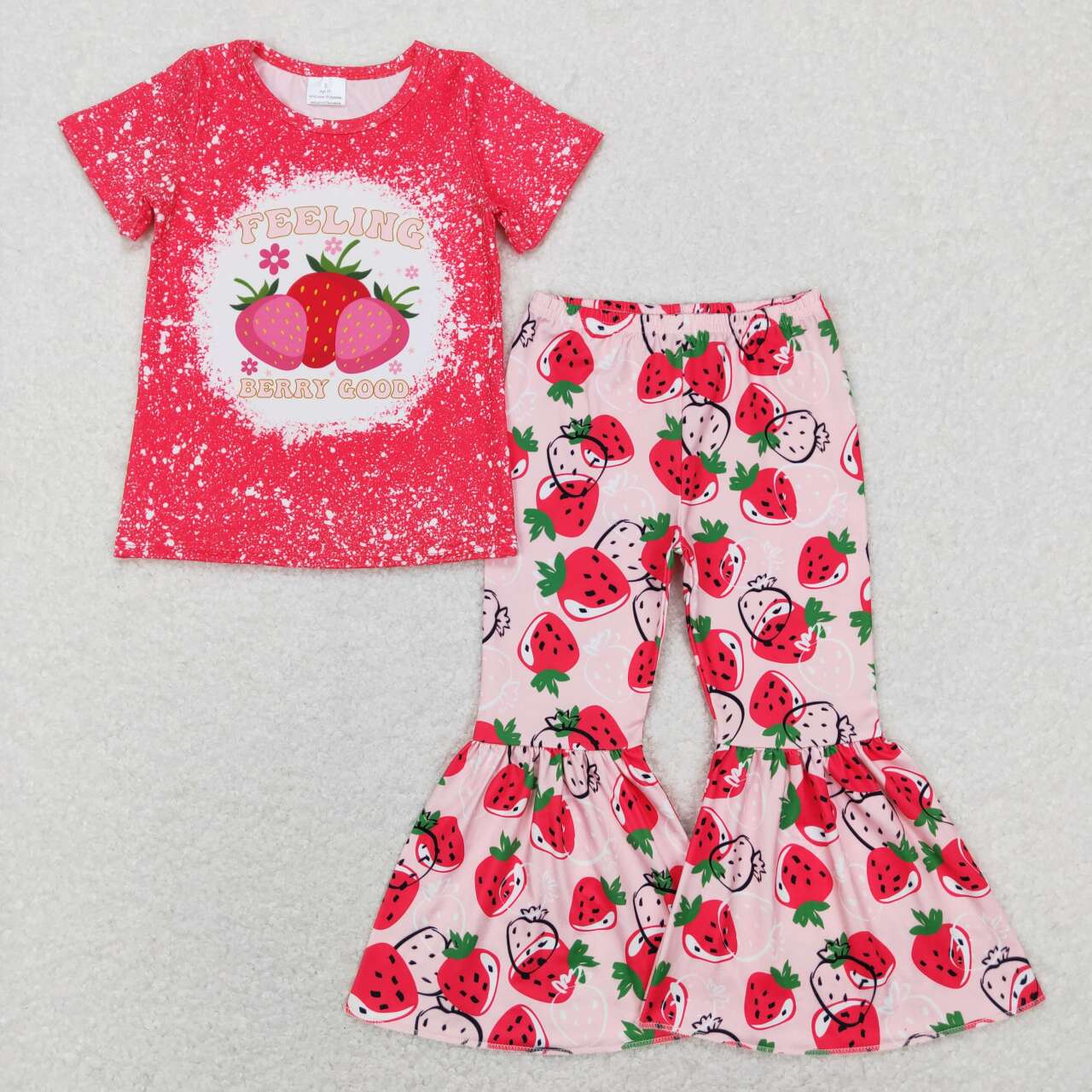 GSPO0906 RTS Strawberry feeling short sleeve girl outfit RTS 202312