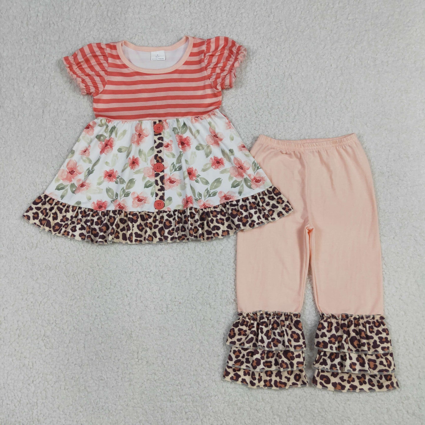 GSPO1044 short sleeve kids girl outfit 202604 rts