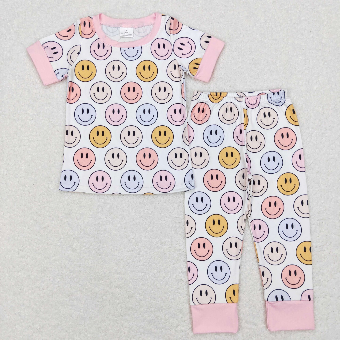 GSPO1078 smile short sleeve girl outfit RTS 20231121