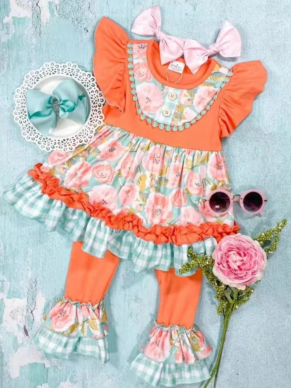 GSPO1495 flower preorder girl spring outfit 202403