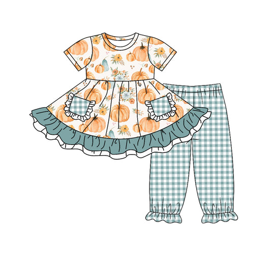 GSPO1611 Halloween pumpkin preorder girl  outfit 202405(复制)