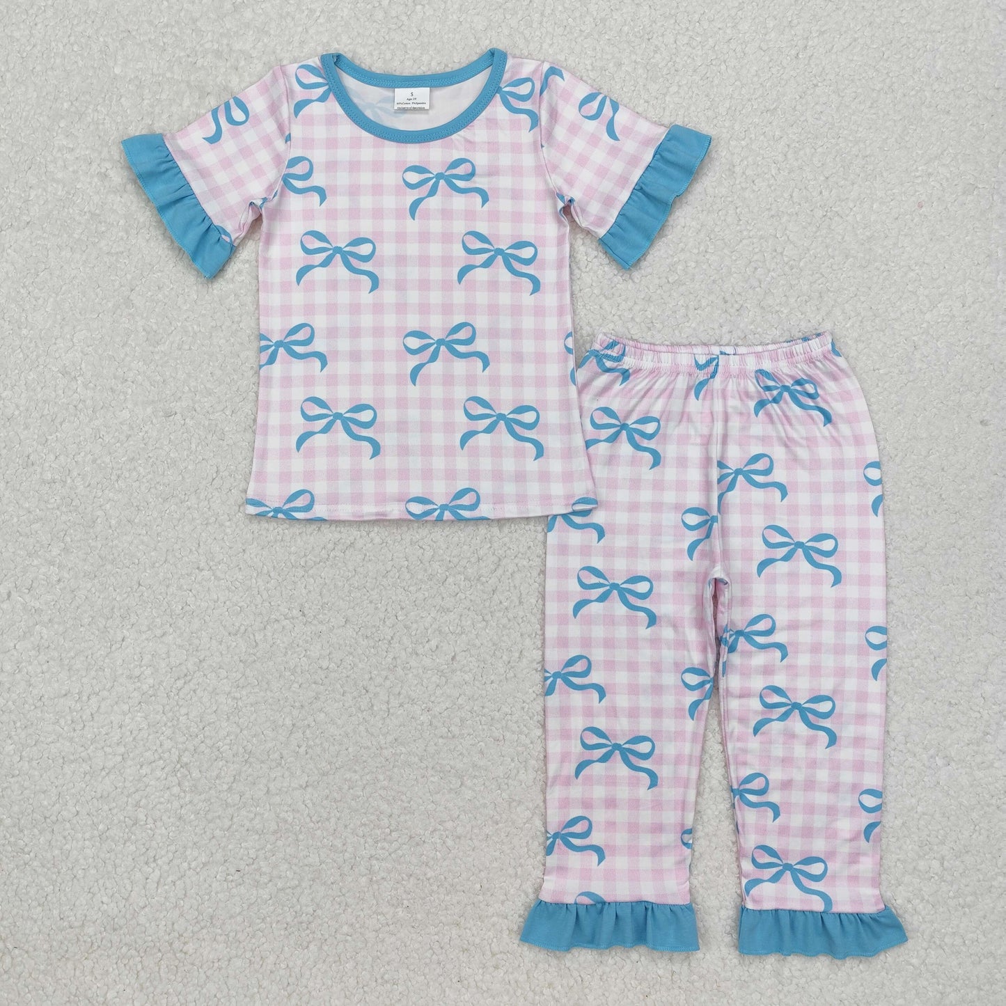 GSPO1736 BOW girl outfit Pajamas 202412VRTS