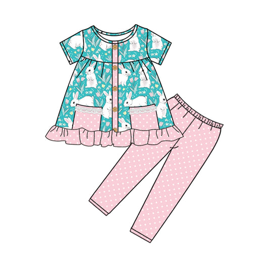 GSPO1768 preorder western bunny Easter girl outfit 202410 sibling(复制)
