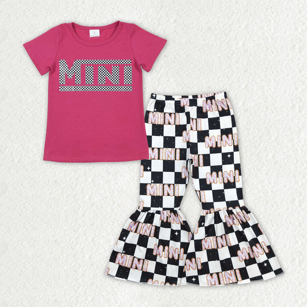 GSPO1947组合 mini checkerboad girl outfit 202412 RTS sibiling
