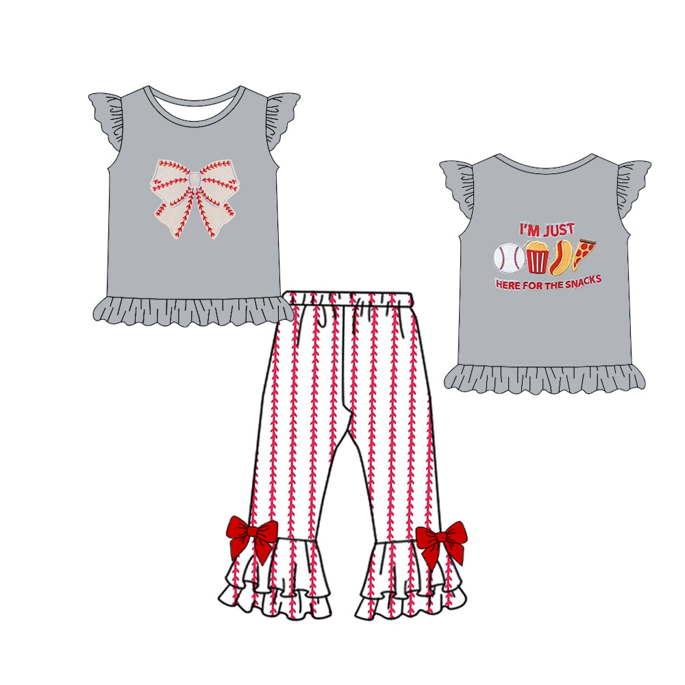 GSPO1993 bow baseball western girl sibling outfit 202502 preorder