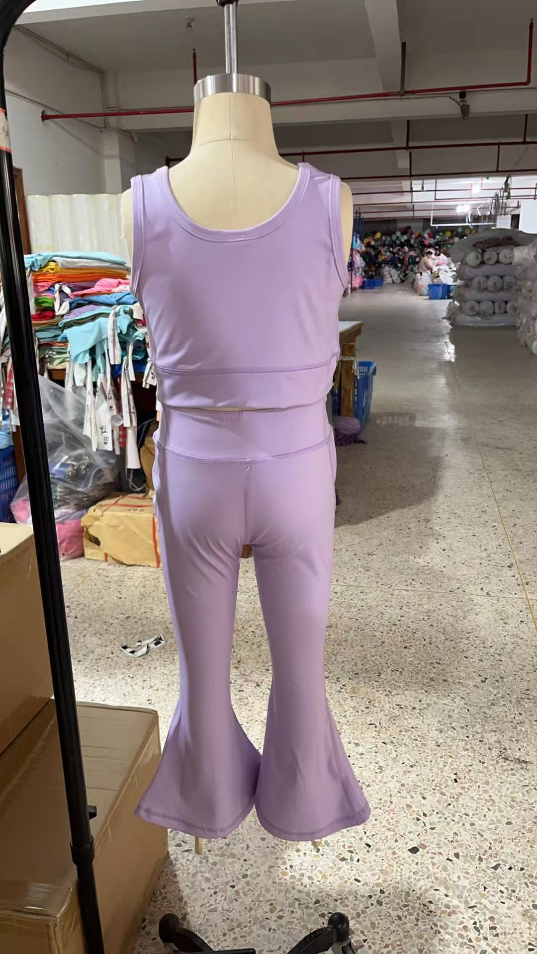 GSPO2006 solid color short sleeve shorts girl summer outfit 202505 RTS