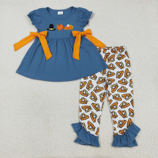 GSPO2028 Hallween embroidery hocus witch  girl outfit 202507 RTS