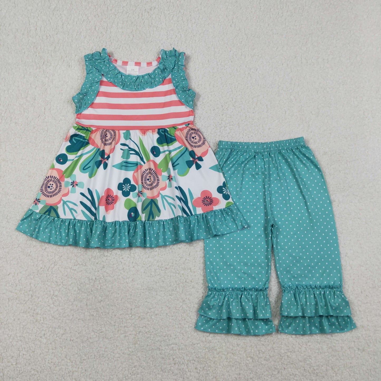 GSPO2314 FLOWERS girl outfit 202604 RTS