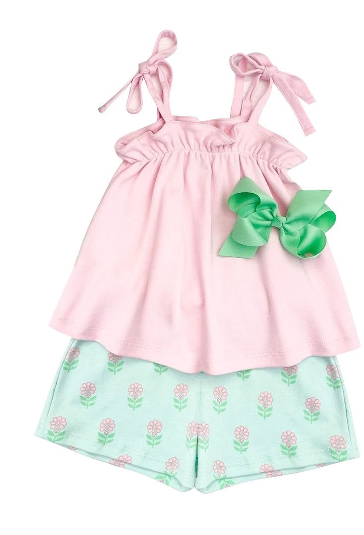 GSSO0597 preorder flower shorts summer girl outfit 202401